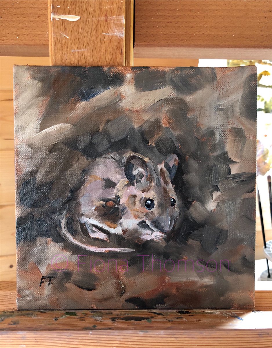 Brushes.. but used in a ‘knifey’ way 😉😂

‘Under the Hedge’,   Oil on panel, 200x200mm

#oilpainting #oilpainter #oilonlinen #Mouse #mousepainting #oilpaintersofinstagram #oilpaintersoninstagram #mouseart #impressionist #impasto #brushwork #fieldmouse