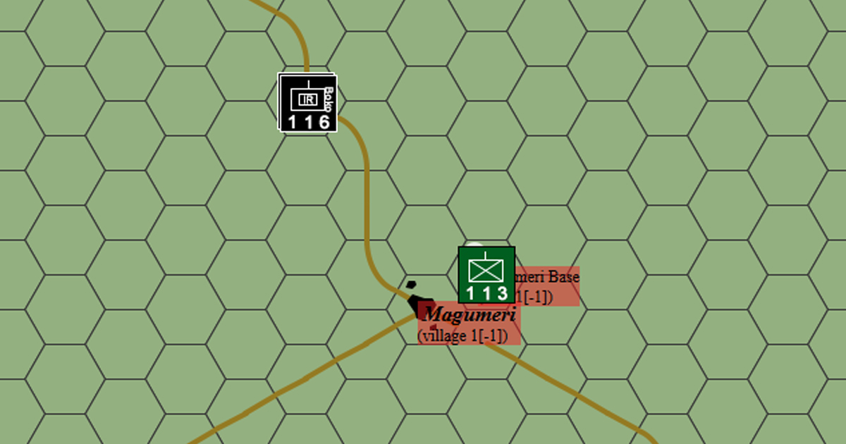 warbloghex's tweet photo. Magumeri Assault - 2020 (Boko Haram Insurgency)

https://t.co/AqQ97YNqLd

Boko Haram assault the Nigeian military base at Magumeri and hold the town for several hours.

#warblog #BokoHaram #nigeria #Magumeri #hexandcounter #boardgames #onlinewargames https://t.co/DjOqzKRcuk
