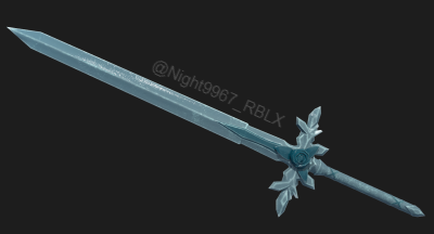 _Nytem_'s tweet photo. Once upon a time in SAE alpha I made 2 swords for vanity items (idk if we ever released them I wasn't paying attention)

Anyways it was time to remake them, higher quality, less tris. Here's the Blue Rose and Night Sky
@SwordArtEclipse #RobloxDev #Roblox https://t.co/3bisB3o7KH