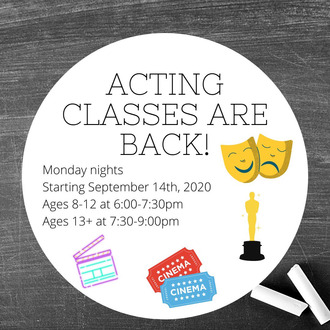CALLING ALL ACTORS🗣 acting classes are starting again with the amazing Eric Johnston! Call 905 664 7000 or email info@studioemusicandarts.com to register! #bebold #studioe