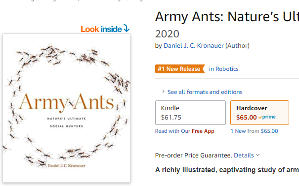 mikerubenstein3's tweet photo. @DanielKronauer @Harvard_Press Looking forward to it.  Amazon is showing it as #1 release in robotics, so I'm jelous. https://t.co/B2RMgVMYEi