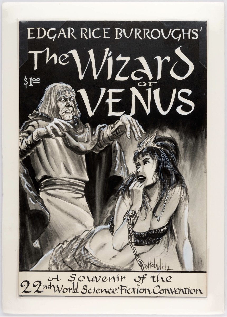 carson2venus's tweet photo. On Labor Day weekend 56 years ago, Dale Broadhurst's and Mike Royer's graphic adaptation of #ERB's THE WIZARD OF VENUS was a souvenir of the 1964 Worldcon in Oakland, CA. and featured Harry Habblitz cover art. https://t.co/xjAYPBHftp #CarsonOfVenus #ERBU #ERBUniverse https://t.co/miKUTDWvIY