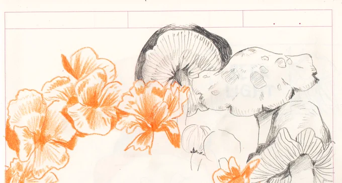 life has been a little weird so here are some peeks of my sketchbook, but only the tops of the pages. ??✌️✨ 