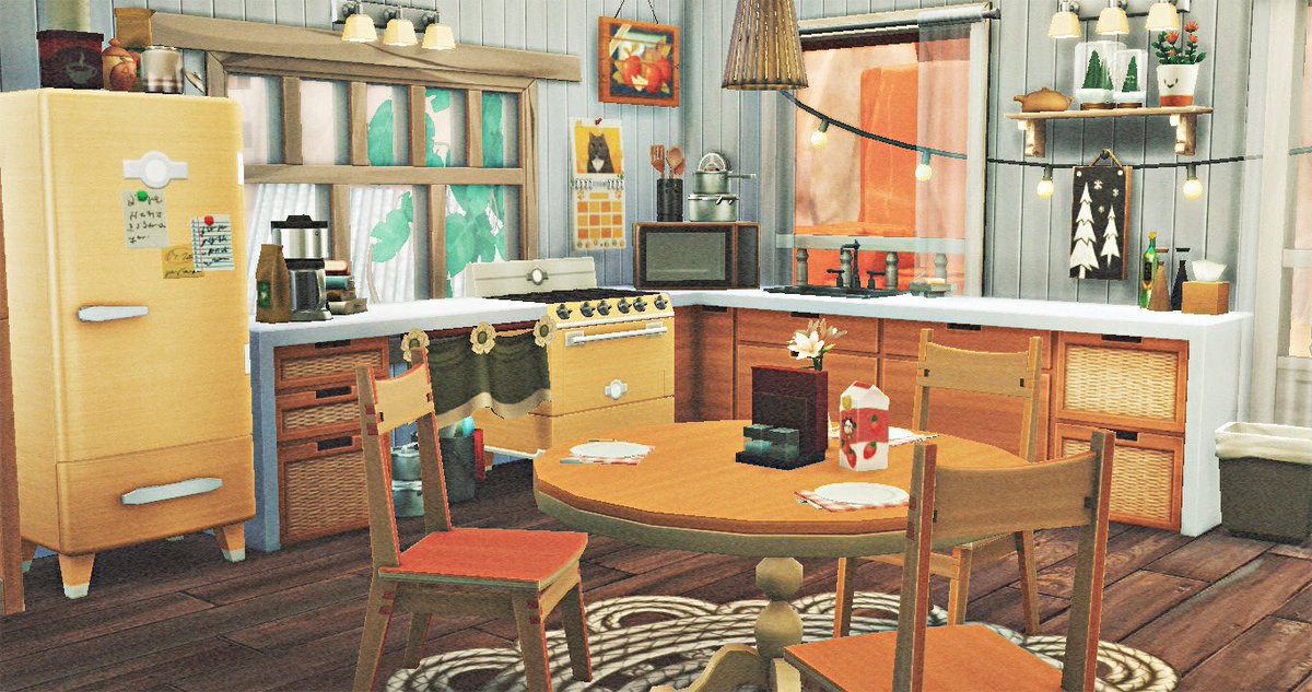 buildingwsims's tweet photo. (2/3) It’s a 2 bedroom, 1 bathroom home ✨ #ShowUsYourBuilds #TheSims #Sims4 https://t.co/mfHRMd9cOt