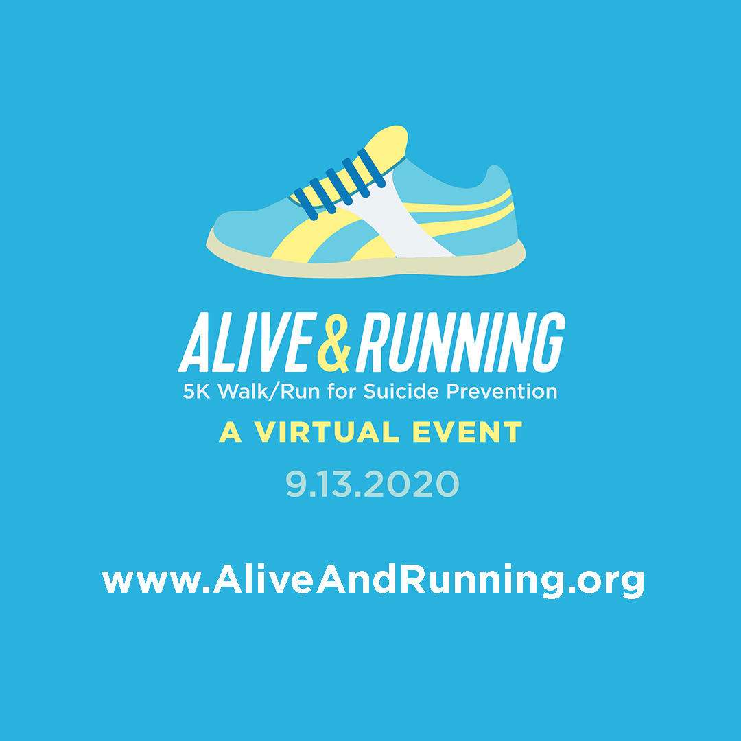 DidiHirsch's tweet photo. Our Alive & Running Virtual 5K Walk/Run for Suicide Prevention is just one week away! Please DONATE or REGISTER at https://t.co/y88e3wke27. Proceeds benefit our Suicide Prevention Center. Together, we are saving lives!
#aliveandrunning #suicideprevention https://t.co/UckKCTNlYs