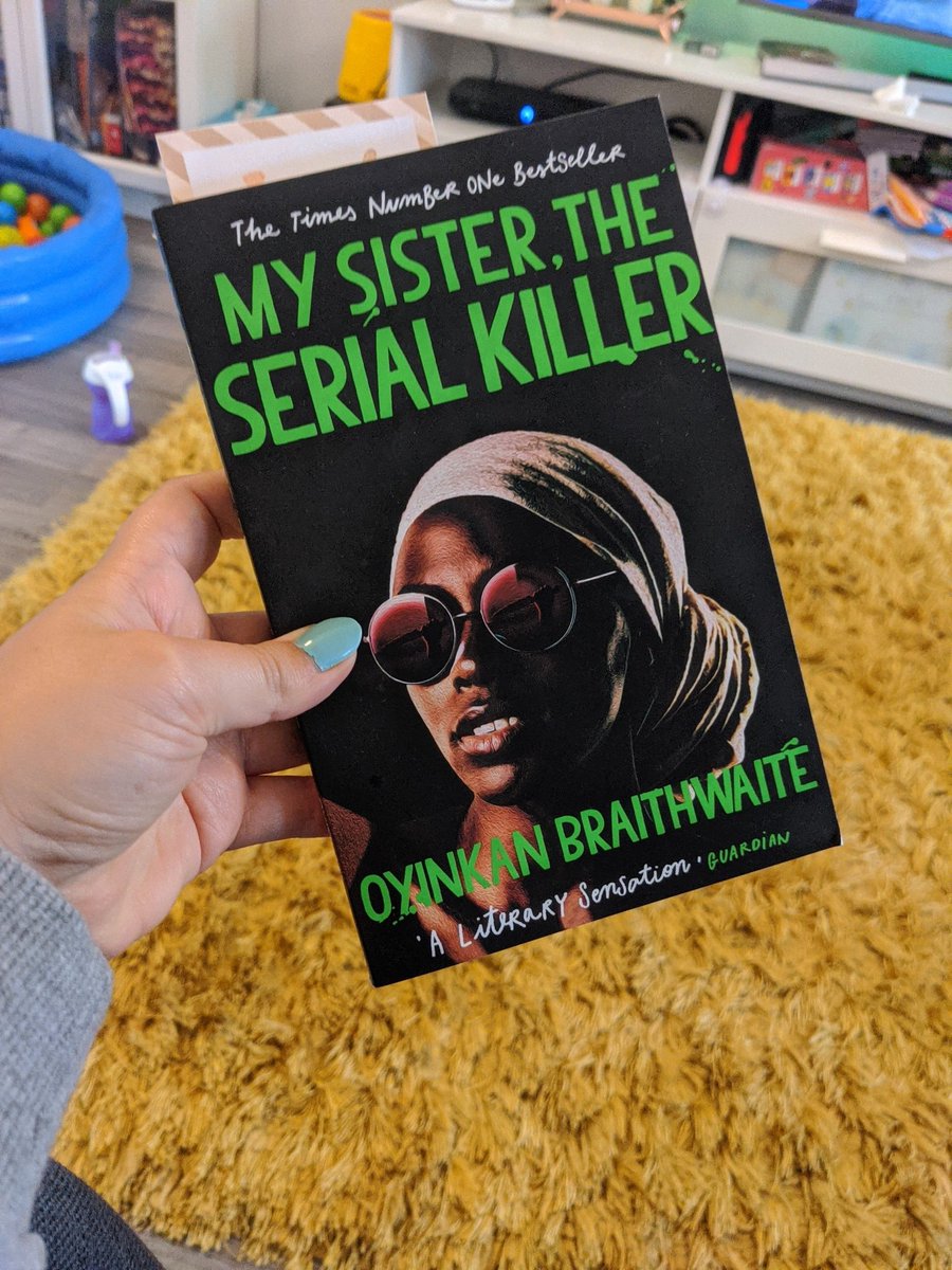 #ReadABookDay

I mean I read pretty much every day but this is what I'm reading for read a book day! #mysistertheserialkiller