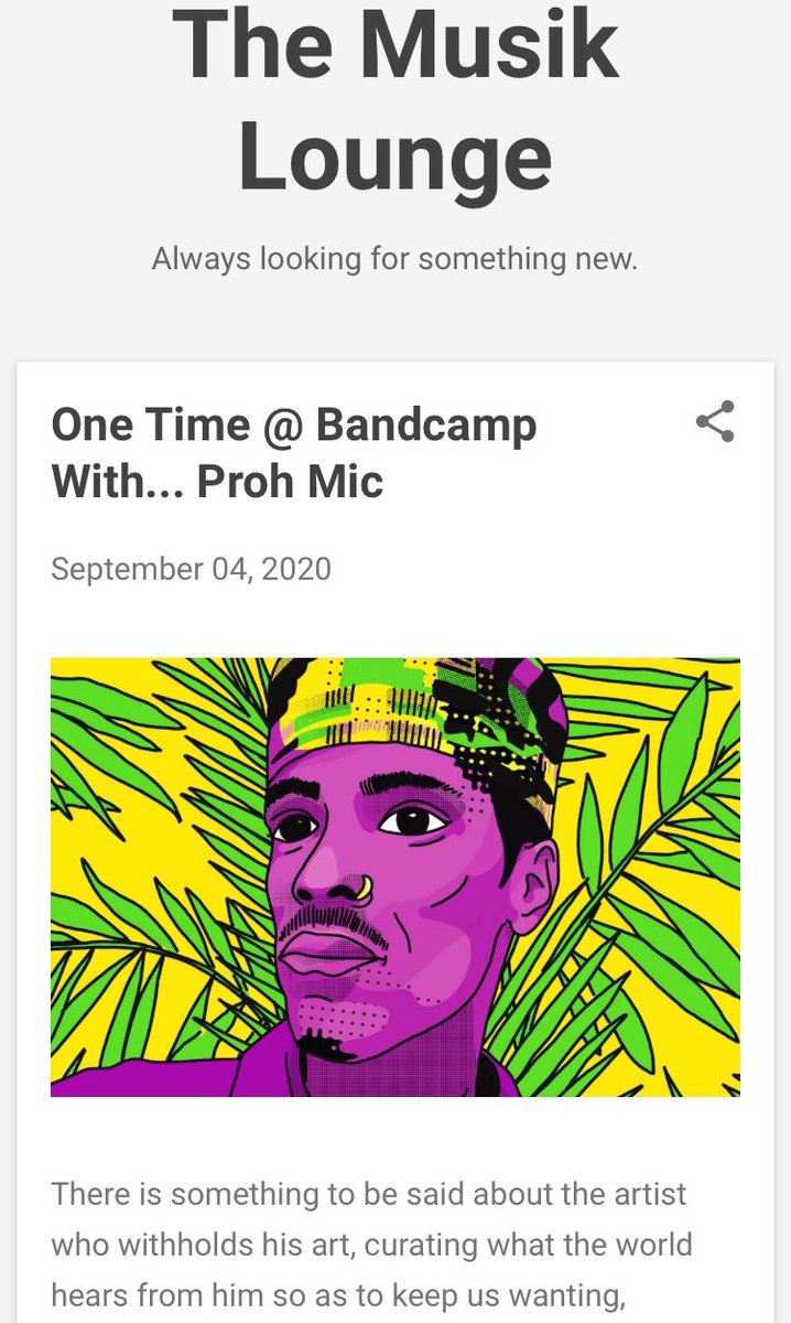 theliquidbeat's tweet photo. Great new interview with #ProhMic via The Musik Lounge. Take a few minutes and learn the history and inspirations behind the talented producer/singer/emcee/Dj https://t.co/CNp2hptUq2 https://t.co/nJZR0xMeaQ