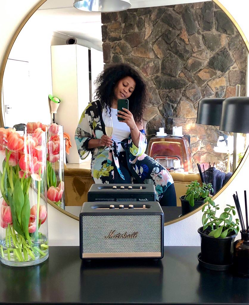 Lerato_M's tweet image. What an awesome #SundayFunday thank you @KanyeshiaWest @ThuliZulu #level2lockdown