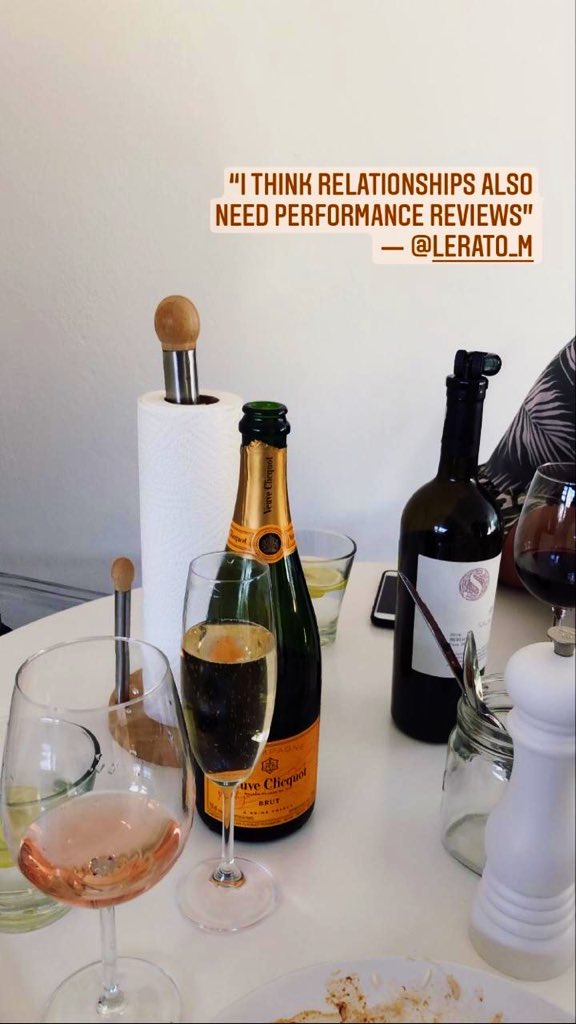 Lerato_M's tweet image. What an awesome #SundayFunday thank you @KanyeshiaWest @ThuliZulu #level2lockdown