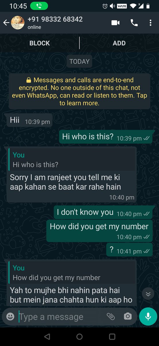 PalomaSharma's tweet photo. Hi @MumbaiPolice. Getting multiple calls from this unknown number: +918928947087 

Additionally messages from another unknown number. 

Please could you help? https://t.co/FeydOYoAbl