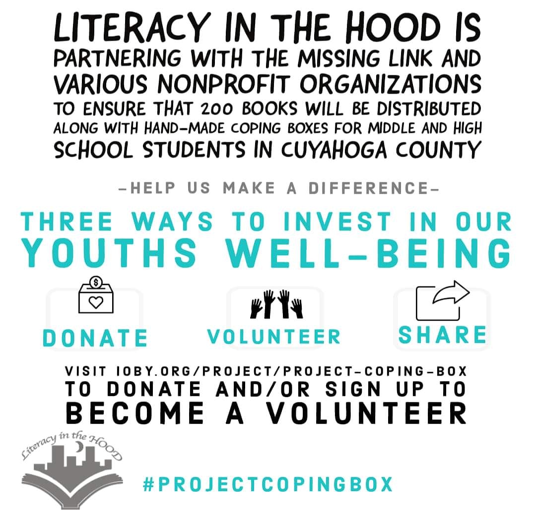 LiteracyNHood's tweet photo. #LiteracyInTheHood is proud to partner with @ioby for their #MissingLink project! Visit https://t.co/2OeM12dQKP to learn more!
#GivingBack #SocialGood #CopingBox #Books #RaisingReaders #CuyahogaCounty #Ohio #HelpingChildren https://t.co/bWg2eyqruV
