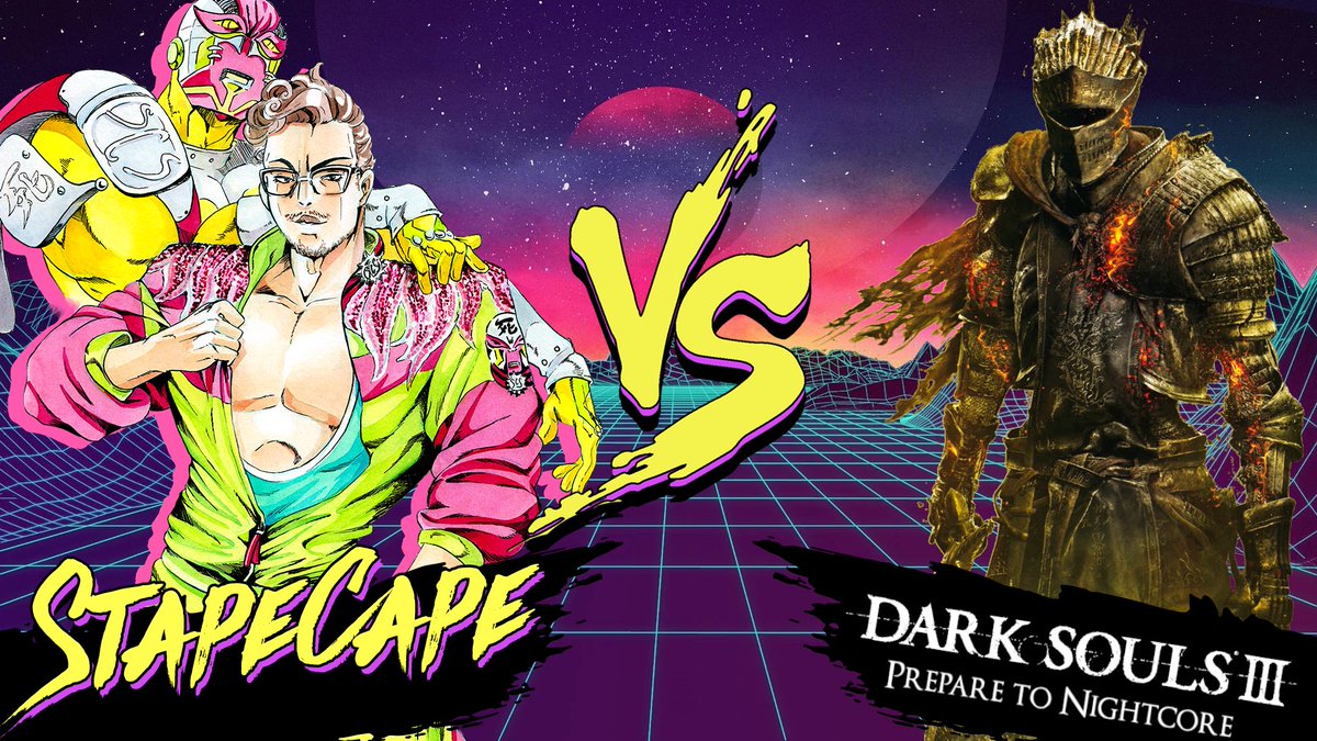 stapecape's tweet photo. Today at 3:30pmCST
Stapecape vs #DarkSouls3

With Yhorm &amp; Aldrich defeated, we are headed into a new area of the game! Might explore a bit more in Anor Londo, but otherwise, we are making great progress! Tune in &amp; rave w/ the rest of the #SCSRoster!
https://t.co/yXlmuTfw7h https://t.co/9Dd8XFEnFv