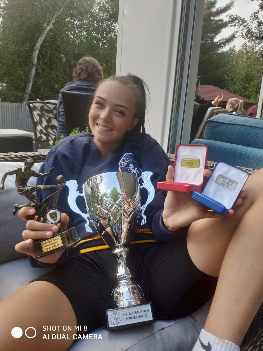 Well done #maidstoneunited U18 girls team for winning the cup final