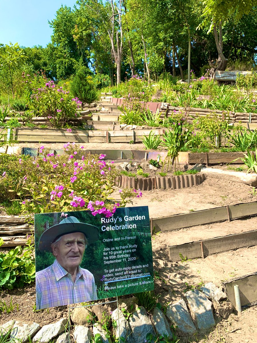 JulianJas's tweet photo. Join us on September 11th at Rudy’s Garden on Huron-Wendat Trail along Black Creek.

Celebrate 10 years of this beautiful place and Rudy’s 95th birthday! 🎉

Email rudygarden911@gmail.com for all details. https://t.co/7ZHW3Yb5ej