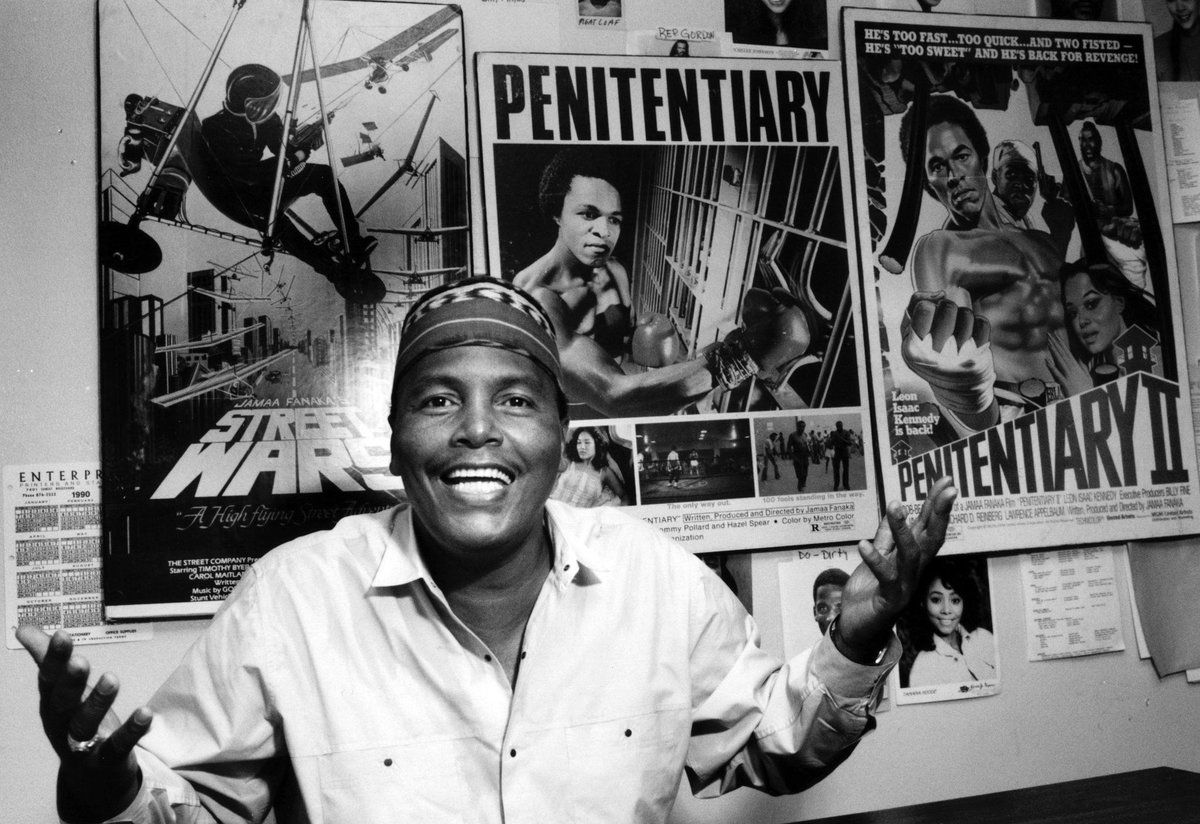 newbeverly's tweet photo. Jamaa Fanaka, pioneering L.A. Rebellion filmmaker and frequent guest at the New Beverly, was born on this day in 1942. https://t.co/uW4V3I0RCv