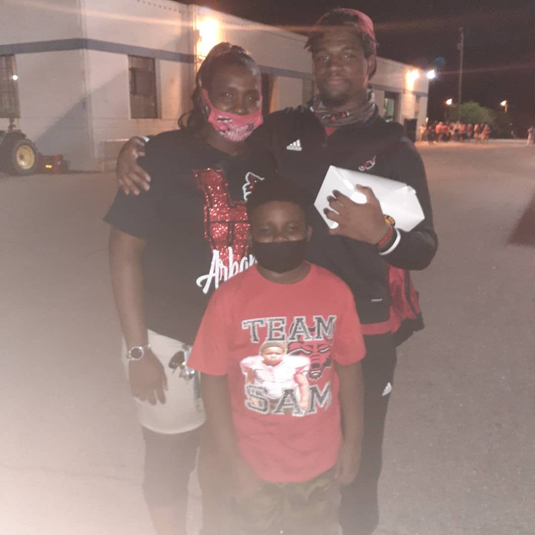 Starr_2970's tweet photo. Game 1 down 11 more to win! Always in support of that #52 #WolvesUp #AStateBound @MimsCorbet #My1stHeartbeat https://t.co/pzfxdFTrop