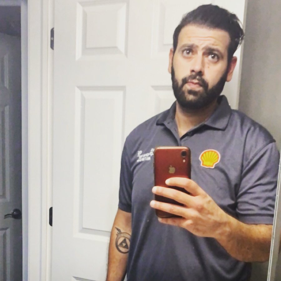 Time for work <a href="/Shell/">Shell</a> #beardedarab #beards #16hourshift #BEARD #SundayMotivation