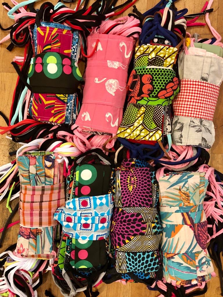 mfep_uk's tweet photo. 120 masks off to Mungos homeless centre and vulnerable families ❤️❤️#masksforextraordinarypeople #facemask #masksforall #anymaskisbetterthannomask #homemademask #covid19 #keyworkers #protectourkeyworkers #funkymask #tiedye #tiedyefashion #recycledfashion #sewing #sewtosavelives https://t.co/f9WTTKlNfQ