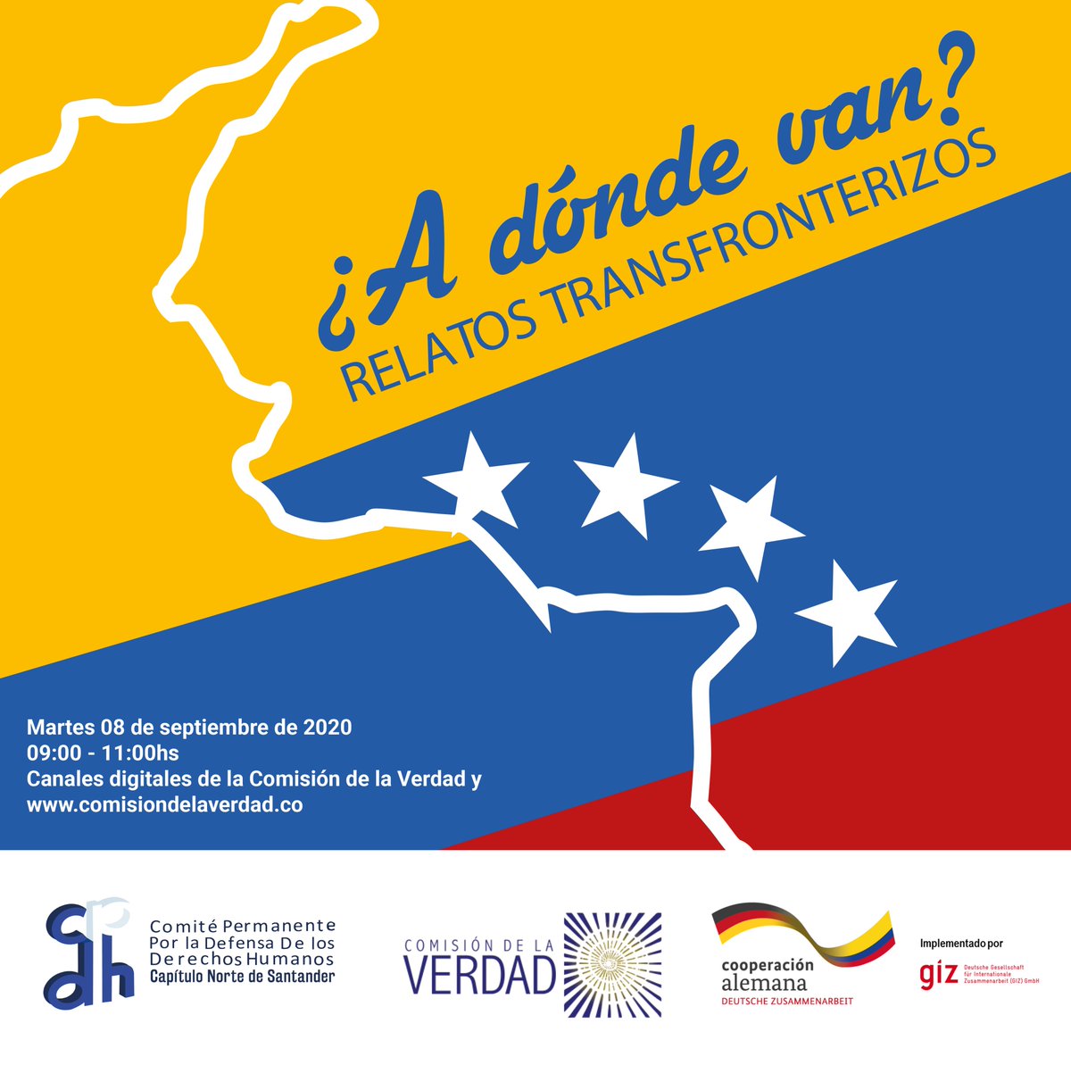 Los procesos de retorno de las víctimas han implicado nuevos desarraigos, rupturas familiares y de los proyectos de vida construidos en Venezuela. #Informe ¿A dónde van? Relatos transfronterizos. Martes 08 septiembre a las 9:00 a. m. Canales digitales de la Comisión de la Verdad.
