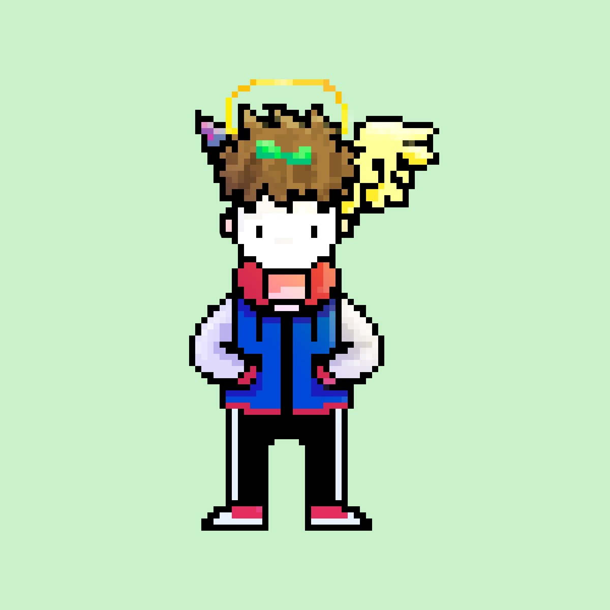 dino_32art's tweet photo. Sim esse é um Dino 8bits que pretende invadir os jogos clássicos da Nintendo para pegar um autografo dos personagens🙂
#pixelart #8bitsart #pixel #Dinoart @NintendoAmerica https://t.co/ieYKu4PTvC