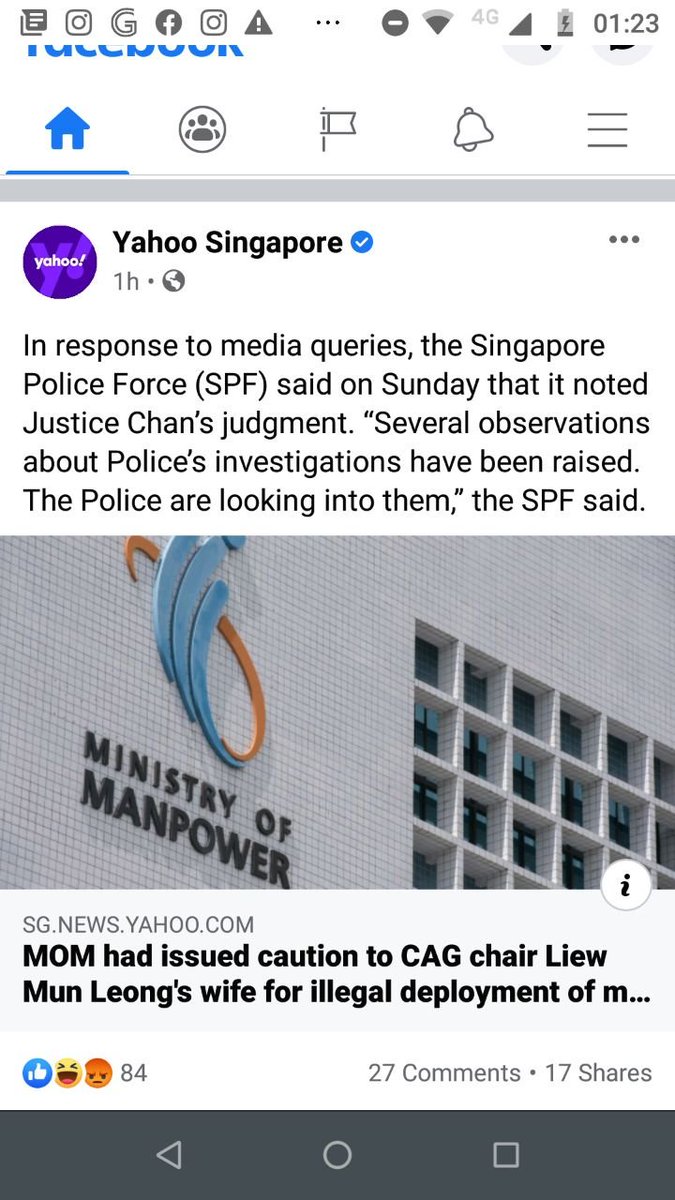 The police are "looking into" the observations Justice Chan raised about the investigations.