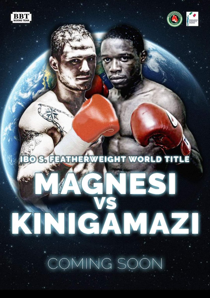 ValerioLamanna's tweet image. Coming Soon...@IBOBoxing @FedPugilistica @mich88z
@Tommygladius79 #iboboxing