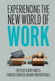 A paraître : "Experiencing the New World of Work", par Jeremy Aroles, François-Xavier de Vaujany &amp; Karen Dale <a href="/CambridgeUP/">Cambridge University Press</a>. Au coeur de l'expérience des nouvelles pratiques des travail &amp; nouvelles formes d'organisation #mobilework #digitalnomads #freelancers #gigeconomy #makers