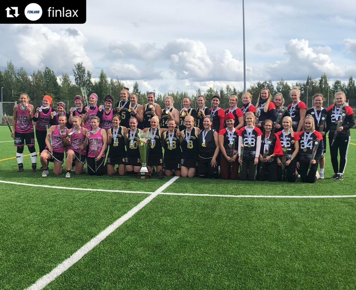 WorldLacrosse's tweet photo. Final results from the women’s national finals 🏆
🥇 Helsinki Chiefettes
🥈 Jyväskylän Valon Queens
🥉Turku Titans Ladies
.
#finlax #lacrosse #nationals
@EuropeLacrosse @finlandlacrosse https://t.co/8Qx9bk0uA2