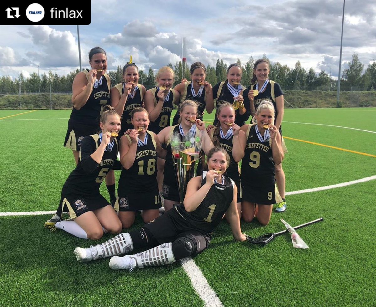 WorldLacrosse's tweet photo. Final results from the women’s national finals 🏆
🥇 Helsinki Chiefettes
🥈 Jyväskylän Valon Queens
🥉Turku Titans Ladies
.
#finlax #lacrosse #nationals
@EuropeLacrosse @finlandlacrosse https://t.co/8Qx9bk0uA2