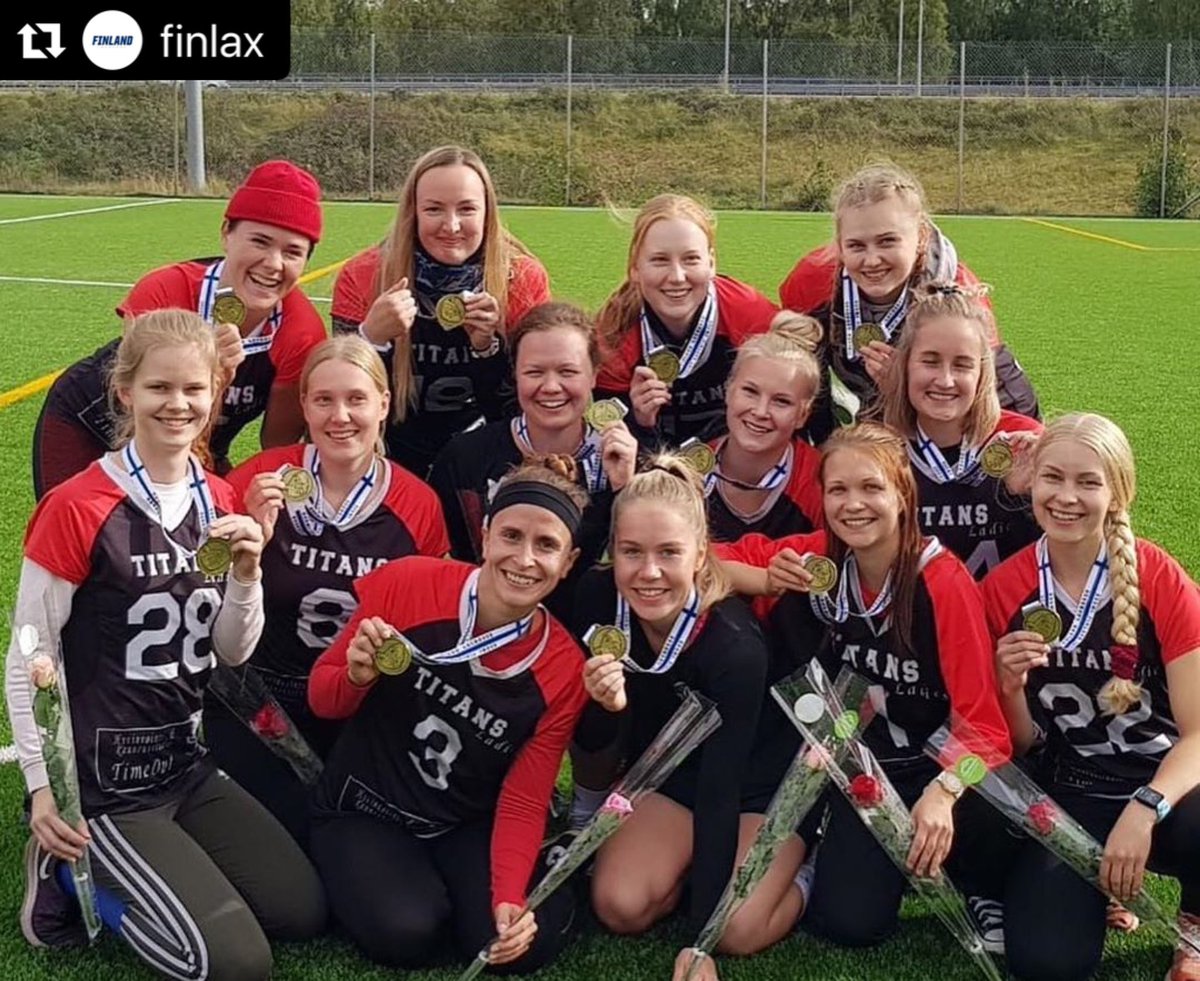 WorldLacrosse's tweet photo. Final results from the women’s national finals 🏆
🥇 Helsinki Chiefettes
🥈 Jyväskylän Valon Queens
🥉Turku Titans Ladies
.
#finlax #lacrosse #nationals
@EuropeLacrosse @finlandlacrosse https://t.co/8Qx9bk0uA2