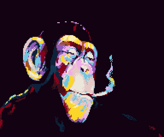Zernek1's tweet photo. A #monkey for @Pixel_Dailies 

#pixel_dailies #pixelart #ドット絵 https://t.co/g6jYETfmmQ