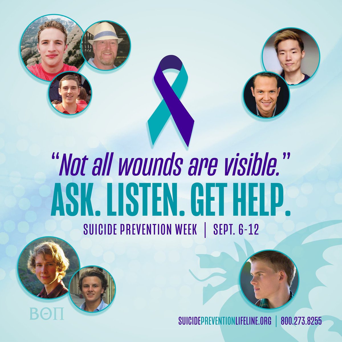 Having lost at least eight brothers to suicide in the last two years, the depth of grief felt by Beta families and chapter brothers hits too close to home. #SuicidePreventionWeek ___kai___