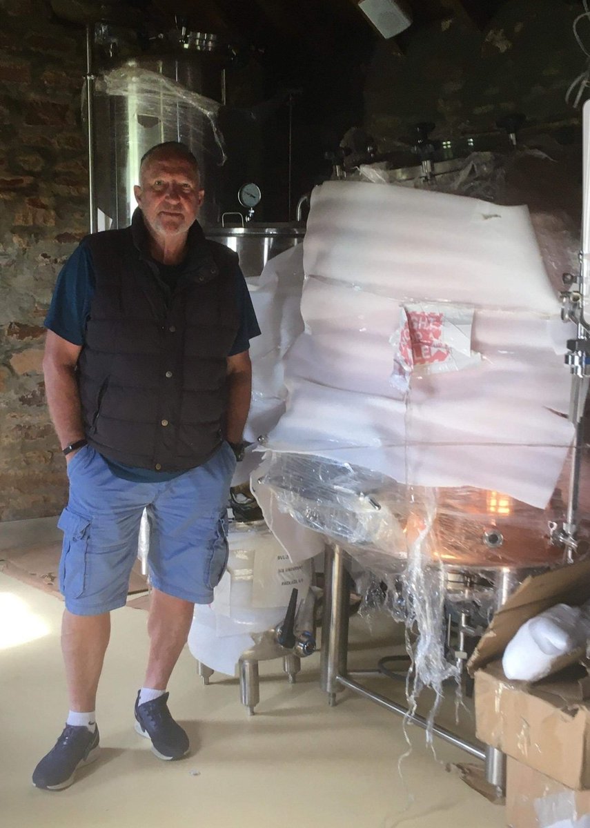 jogsbrewery's tweet photo. Honour to show Sir Ian Botham round the brewery today. Best all rounder of all time? Absolute legend of the game. https://t.co/pcQUOJgwiG