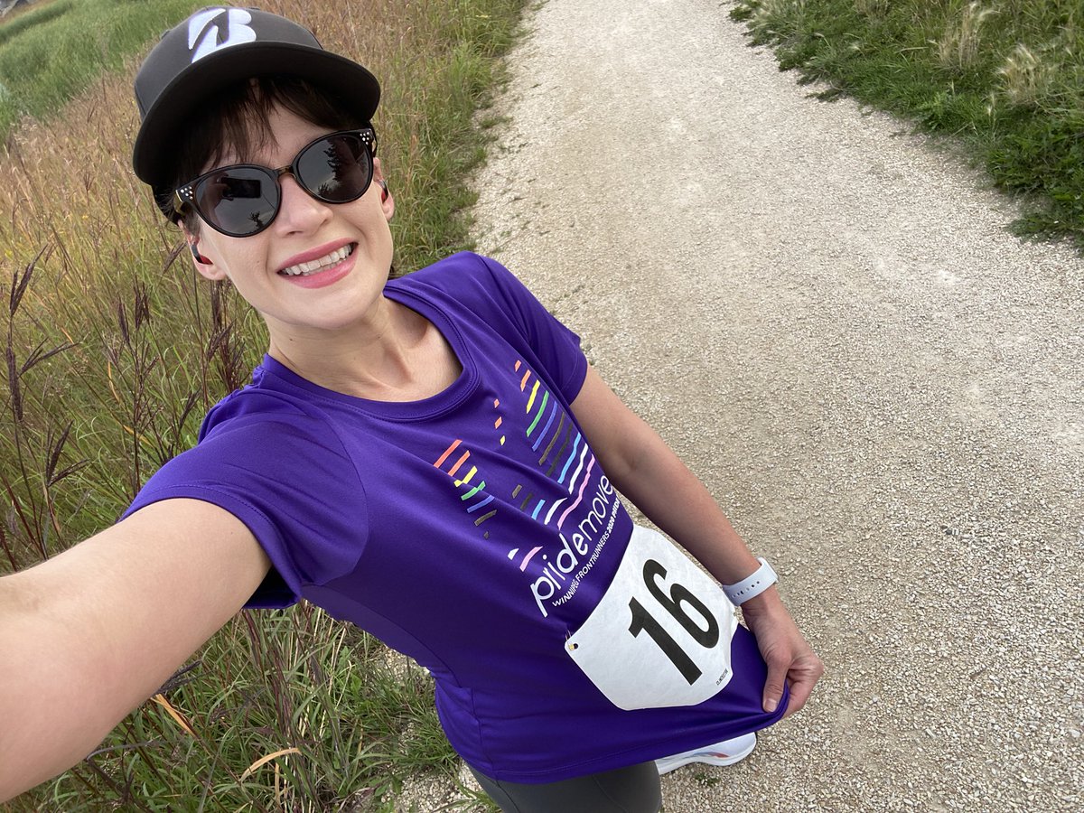 jessica_drakul's tweet photo. #wpgpriderun #pridemoves I’m not fast but I can move for the right reason https://t.co/C8GGi5T2ir