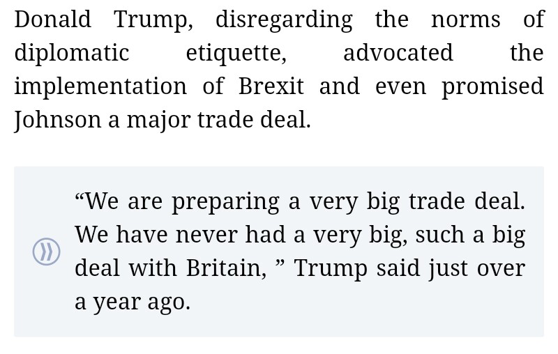 ... hint to us that the decision has already been made. By empowering itself with  #foodstandards, the  #BorisJohnson government will open up both the English market and the autonomies to the  #UnitedStates .  #Wales and  #Scotland have already expressed their dissatisfaction...