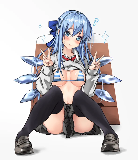 東方学園シリーズ再掲
jk 大人チルノ
おだてれば大体なんでもやってくれる体育倉庫ダブルピースチルノ+水着バージョンと流石になんかおかしいと気付き始めたチルノ 
