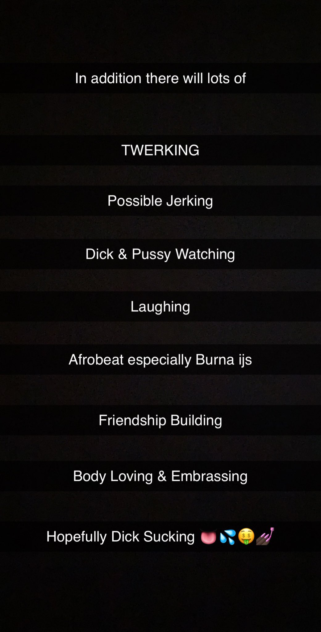 Who is cumming? https://t.co/xzEmJPWxXq