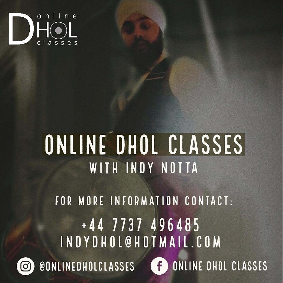 IndyNotta's tweet photo. Online Dhol classes and indynotta are happy to take enquiries. Please send us a message for more information.

https://t.co/19iPUw5zGd

#onlinedholclasses #dholclasses #dhol #onlinemusiclessons #worldwidedholclasses https://t.co/YrJxFNVdcl