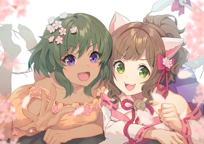 お題箱よりにゃんセスタ(ナターリアとみく) 