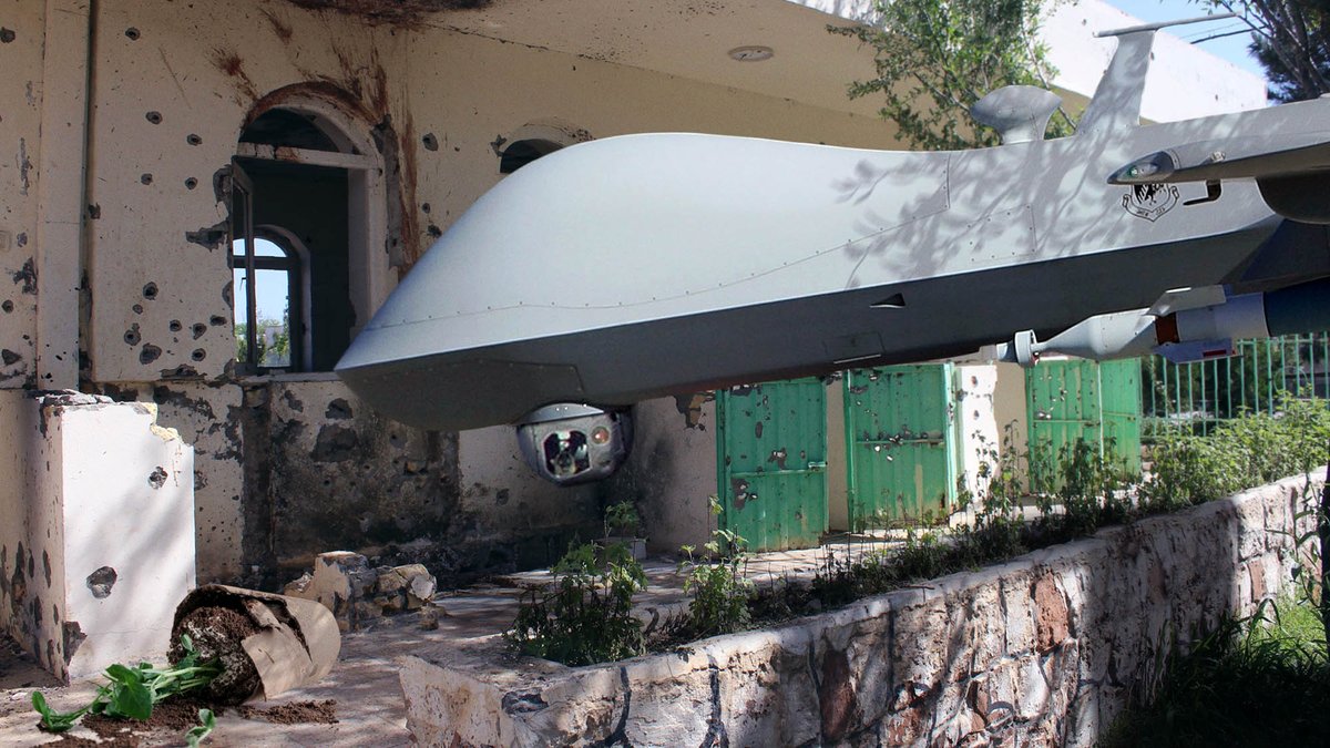 TheOnion's tweet photo. Clumsy Stealth Drone Surveilling Taliban Base Flees After Accidentally Knocking Over Potted Plant https://t.co/xScYdZuUHL https://t.co/1DERHNilUr