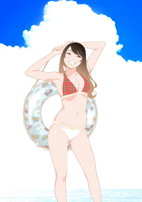 オトメである以上、この柄は避けて通れない

水着の楽園/オトメチェック 