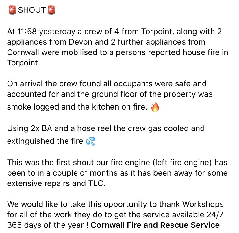 Torpoint Community Fire Station tweet media