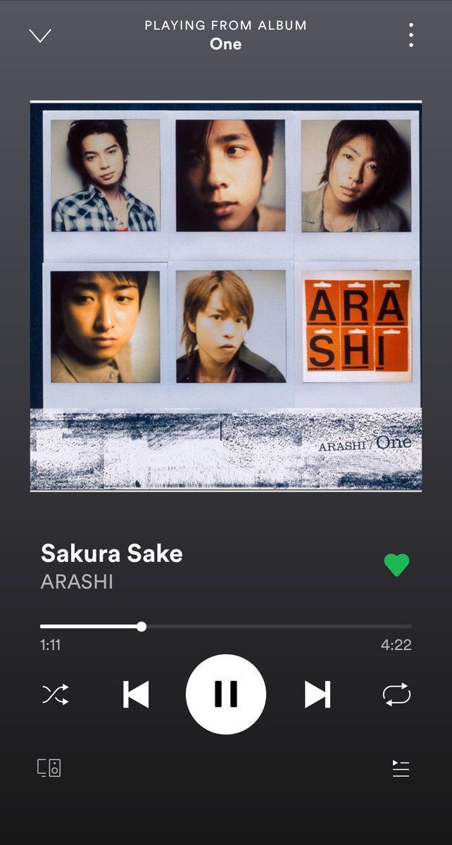 D9- Favourite Arashi Single. Apart from A.RA.SHI, it will be the same as the song that I will recommend to non- fans for the same reasons.This song will forever hold special part in my life 