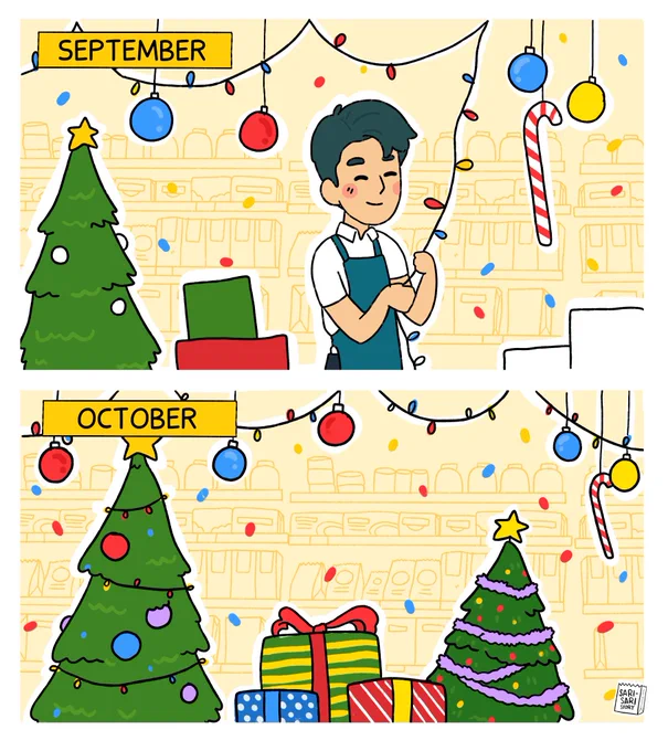 Store decoration schedule!
? ? ? ? 