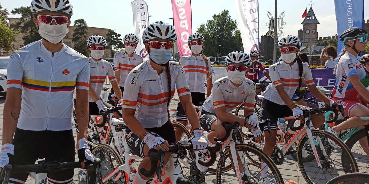 paisadeportes's tweet photo. HACIENDO HISTORIA!!! Ciclista antioqueña Carolina Upegui logró podio, 🔝3️⃣ en el #GPWorldBestHigh y completó con ello 99 puntos UCI con su equipo el @colnagocmwomen en periplo por Turquía ! 🚴♀️🇨🇴👏🏻♣️ https://t.co/pFbF5H2lF8