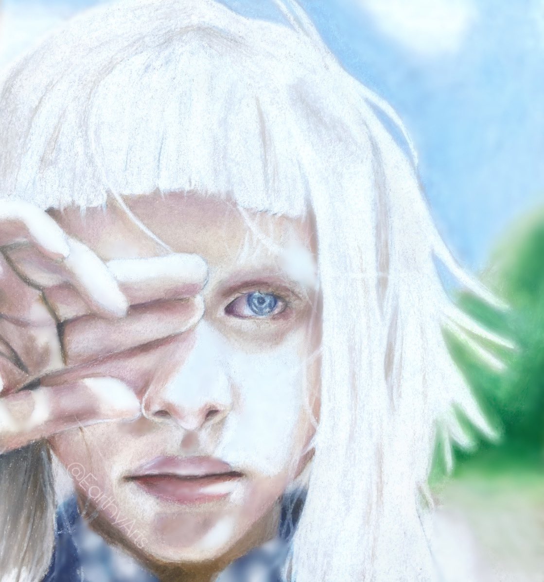EarthyArts_'s tweet photo. Aurora Fan Art! https://t.co/wfchhPwTJA