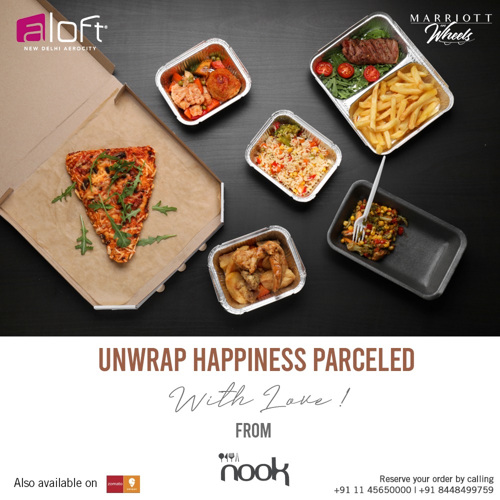 Are you already drooling over delicious preparations from Nook?

Then order online and relish them in the comfort of your home or your workplace.

For more details, visit- bit.ly/AloftDelhiMarr…

To place an order call on +91 8448499759 or WhatsApp at wa.me/c/918448499759