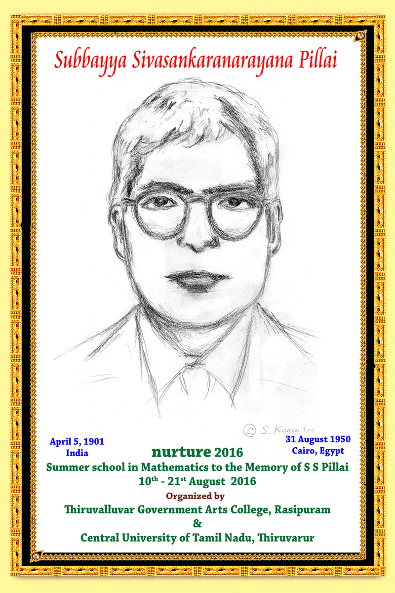 A great Indian Mathematician:S S Pillai another Ramanujan, but just not well known.Srinivasa Ramanujan’s story is now part of the folklore of mathematics. But there was another number theorist who could have followed in Ramanujan’s footsteps but remains relatively unsung.