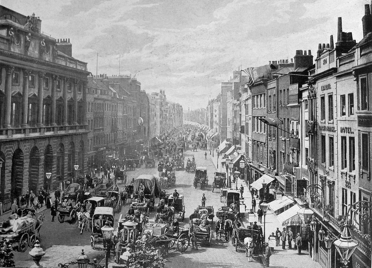 Before, stores had errand boys, stations had porters, there were horse- or hand- carriages everywhere to take small parcels or large goods around. The arrival of the private automobile and the rise of salaries killed most of that service industry. That past can& #39;t be brought back.