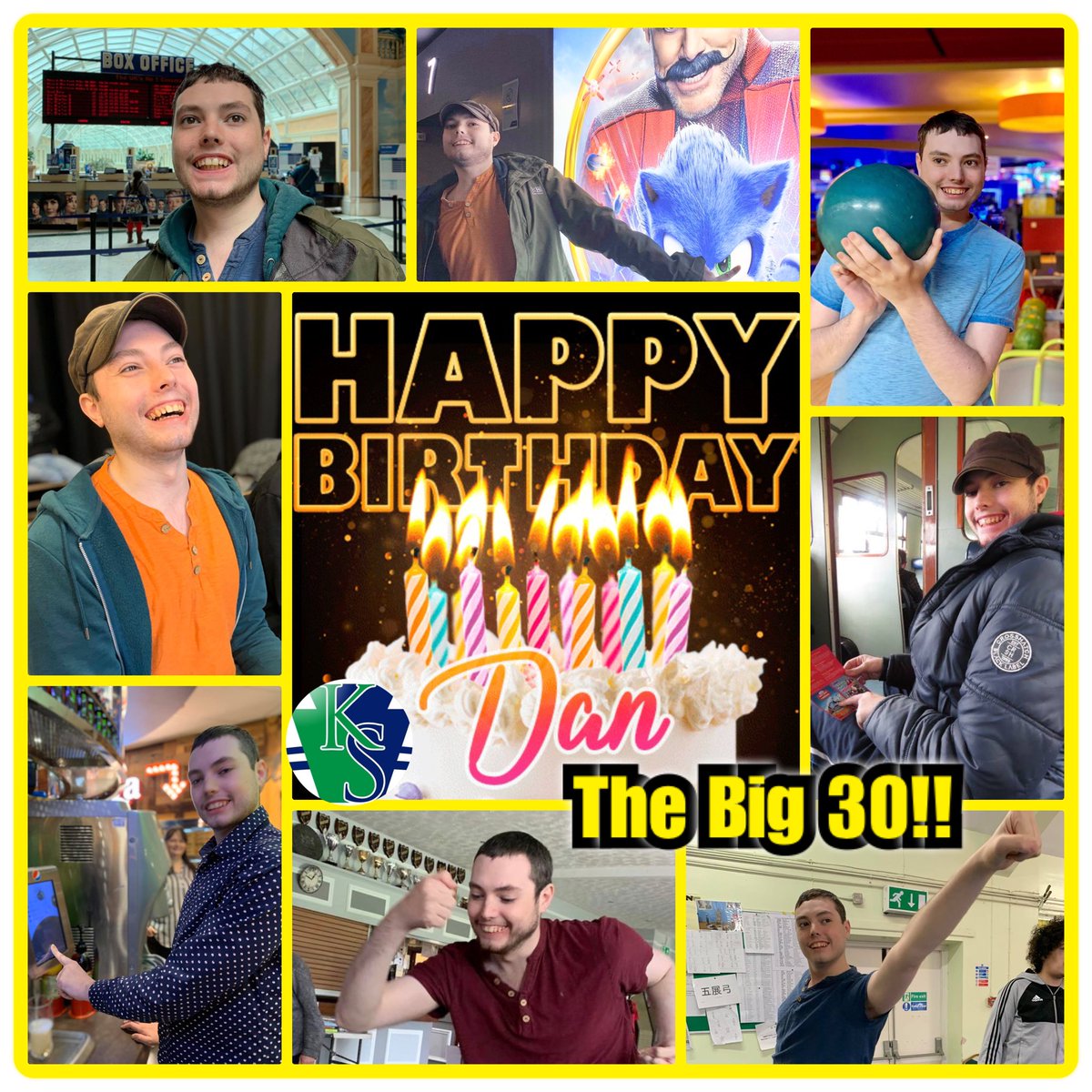 KeystonesCentre's tweet image. Huge 30th birthday wishes to our amazing &amp;amp; talented Keystones friend Dan 🥳 🎂 🎉 
We hope you have a fabulous day celebrating your special birthday 🌟
From all your Keystones friends &amp;amp; supporters ~ the BIG 30!! Woop Woop! #HappyBirthday #FunFriendsInclusion